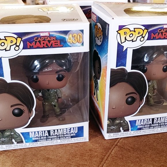 Funko POP! Marvel - Captain Marvel: MARIA RAMBEA #430 Vinyl Figure Toy Game - Picture 2 of 2